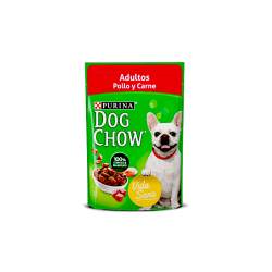 DOG CHOW POUCH 100G POLLO Y...