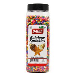 BADIA RAINBOW SPRINKLES 1.5LBS