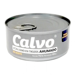 CALVO LOMO TROZO AHUMADO 142G