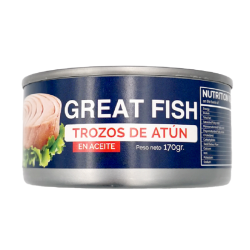 GREAT FISH ATUN TROZO 170G...