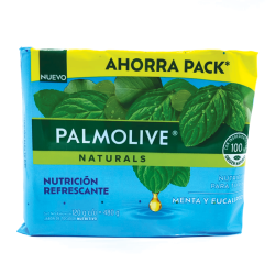 PALMOLIVE NAT 120G/4U MENTA...