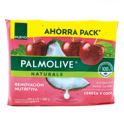 PALMOLIVE NAT 120G/4U...