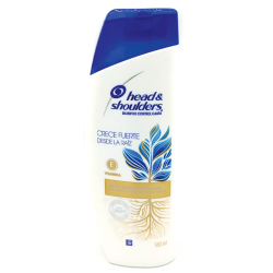 H&S SHAMPOO 180ML CRECE FUERTE