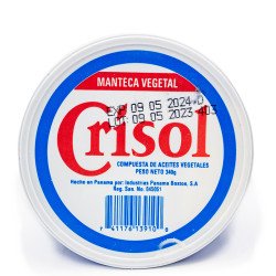 CRISOL MANTECA 340G