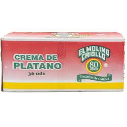 MOLINO 40G/36U PLATANO CREMA