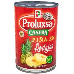 PROLUXSA PIÑA RODAJA 15OZ