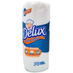 DELUX PAPEL TOALLA BLANCO 70H