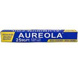 AUREOLA PAPEL ALUMINIO 25FT