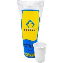 TSUNAMI VASO PLAST 6-7OZ...