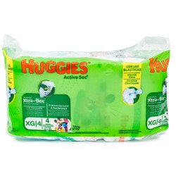 HUGGIES PAÑALES XG4 /4U