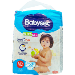 BABYSEC PAÑALES M2/50U