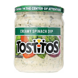 TOSTITOS CREAMY SPINACH 15OZ