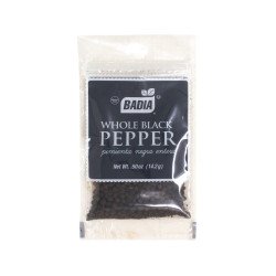 BADIA BLACK PEPPER WHOLE 0.5OZ