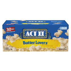 CAJA ACTII BUTTER POPCORN 30U